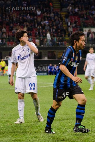 Shalke04 Yuto Nagatomo Inter 2010 Milano, Milano. 