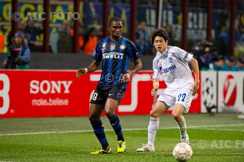 Inter Atsuto Uchida Shalke04 2010 Milano, Milano. 