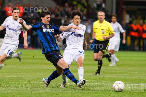 Shalke04 Diego Milito Inter 2010 Milano, Milano. 