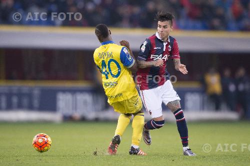 Bologna Paul-Jose M Poku Ebunge Chievo Verona 2016 Bologna, Italy. 