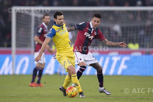 Chievo Verona Erik Pulgar Bologna 2016 Bologna, Italy. 