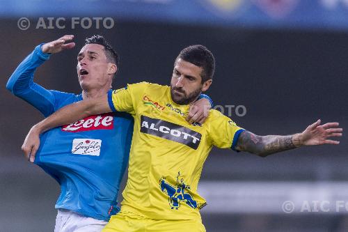 Chievo Verona Jose Maria Callejon Bueno Napoli 2017 Verona, Italy. 