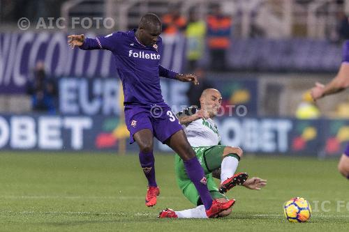 Fiorentina Paolo Cannavaro Sassuolo 2017 Firenze, Italy. 