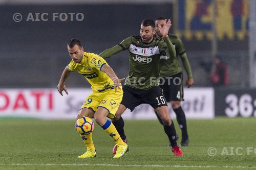 Chievo Verona Andrea Barzagli Juventus 2018 Verona, Italy. 
