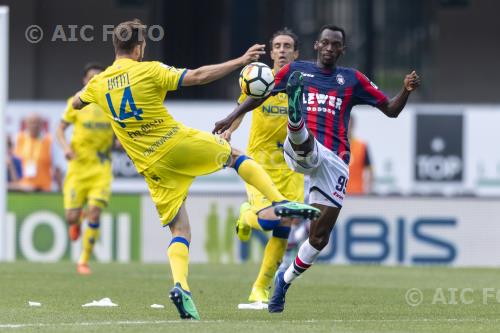 Crotone Mattia Bani Chievo Verona 2018 Verona, Italy. 