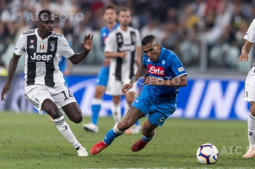 Juventus Allan Marques Loureiro Napoli 2018 Torino, Italy. 