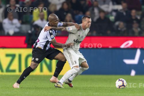 Juventus Samir Caetano de Souza Santos Udinese 2018 Udine, Italy. 