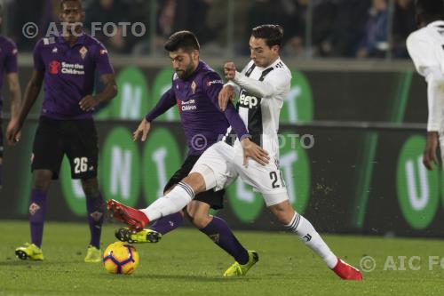 Fiorentina Mattia De Sciglio Juventus 2018 Firenze, Italy. 