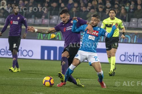 Fiorentina Lorenzo Insigne Napoli 2019 Firenze, Italy. 