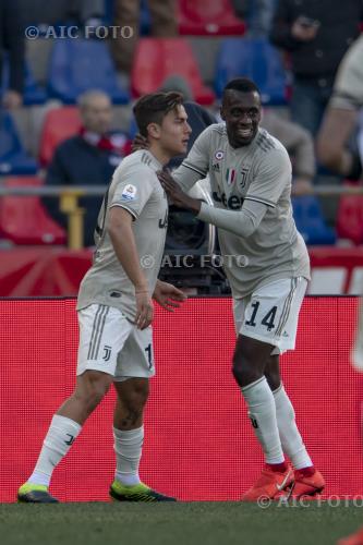 Juventus Blaise Matuidi Juventus 2019 Bologna , Italy. Joy Goal 0-1 