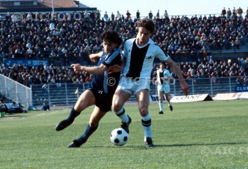 Udinese Lorenzo Livello Pescara 1980 Pescara, Italy. 