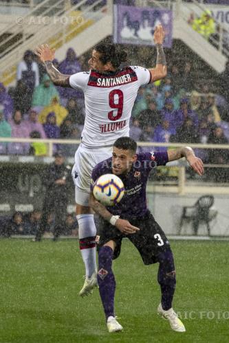 Bologna Cristiano Biraghi Fiorentina 2019 Firenze , Italy. 