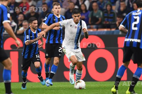 Inter Carlos Joaquin Correa Lazio Nicolo Barella Giuseppe Meazza match between Inter 1-0 Lazio Milano, Italy 