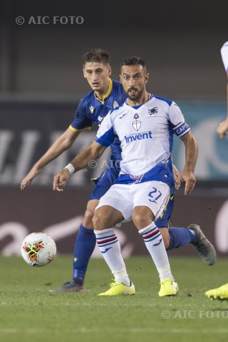 Sampdoria Marash Kumbulla Hellas Verona 2019 Verona, Italy 