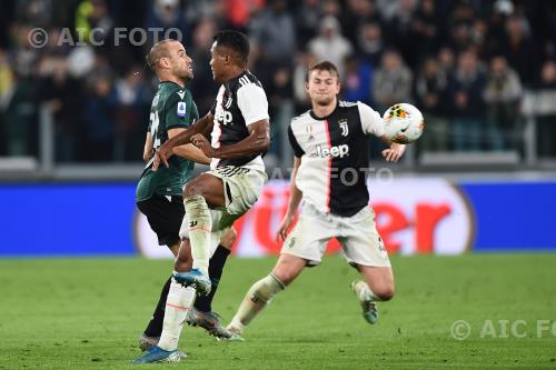 Bologna Alex Sandro Lobo Silva Juventus Matthijs de Ligt Allianz match between Juventus 2-1 Bologna Torino, Italy 