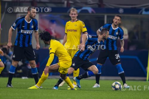 Inter Mahmoud Dahoud Borussia Dortmund Stefan De Vrij Giuseppe Meazza final match between Inter 2-0 Borussia Dortmund Milano, Italy. Error Penalty 