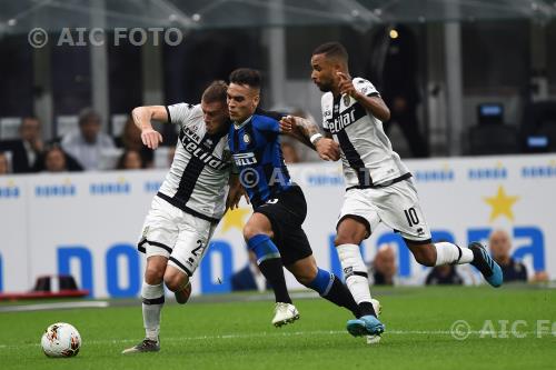 Parma Lautaro Martinez Inter Hernani Azevedo Junior Giuseppe Meazza match between Inter 2-2  Parma Milano, Italy 