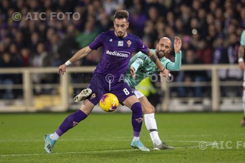 Fiorentina Borja Valero Iglesias Inter 2019 Firenze, Italy 