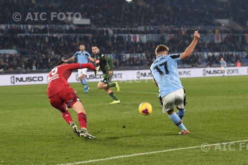 Napoli Ciro Immobile Lazio 2020 Roma, Italy Goal 1-0 