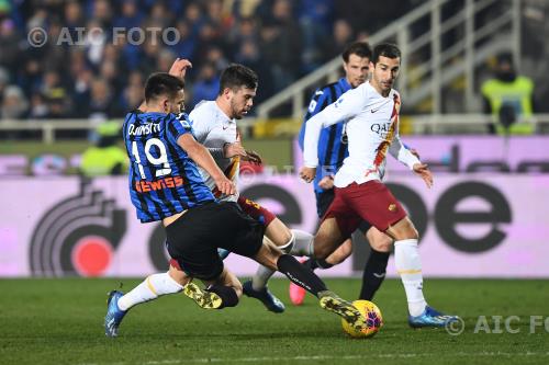 Roma Henrik Mkhitaryan Roma Berat Ridvan Djimsiti Gewiss match between Atalanta 2-1 Roma Bergamo, Italy 