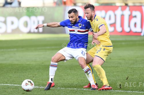 Sampdoria Amir Kadri Rrahmani Hellas Verona 2020 Parma, Italy 