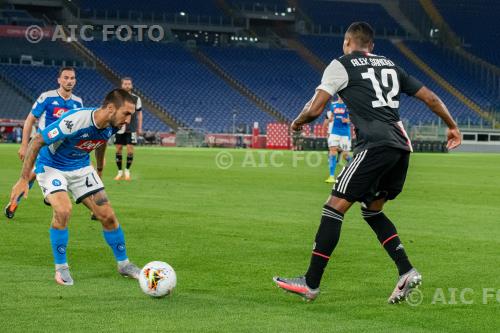 Napoli Alex Sandro Lobo Silva Juventus 2020 Roma, Italy 