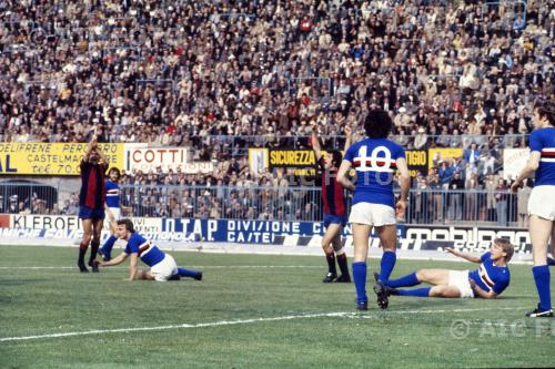 Bologna Enrico Nicolini Sampdoria Marcello Lippi Renato Dall Ara match between Bologna 1-0 Sampdoria Bologna, Italy 