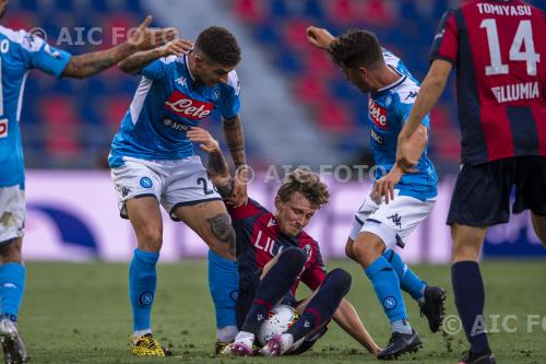 Napoli Ladislao Krejci Bologna Diego Demme Renato Dall Ara match between Bologna 1-1 Napoli Bologna, Italy 