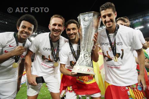 Sevilla Luuk de Jong Sevilla Jesus Navas Uefa Europa League 2019  2020 Finals Koln, Germany. 