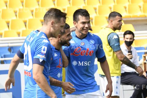 Napoli Lorenzo Insigne Napoli Hirving Lozano Ennio Tardini match between Parma 0-2 Napoli Parma, Italy 