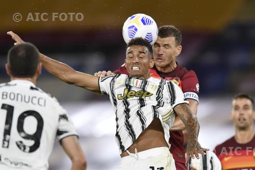 Juventus Edin Dzeko Roma 2020 Roma, Italy 