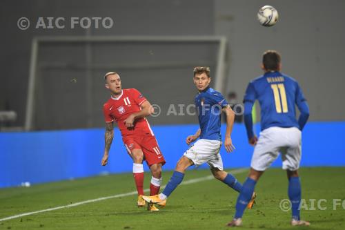 Poland Nicolo Barella Italy Domenico Berardi Mapei final match between Italy 2-0 Poland Reggio Emilia, Italy. 