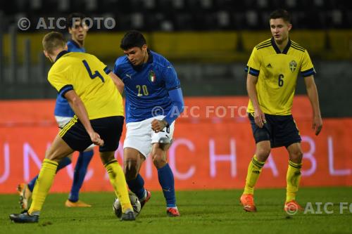 Sweden Raoul Bellanova Italy Gustav Henriksson Arena Garibaldi final match between Italy 4-1 Sweden Pisa, Italy. 