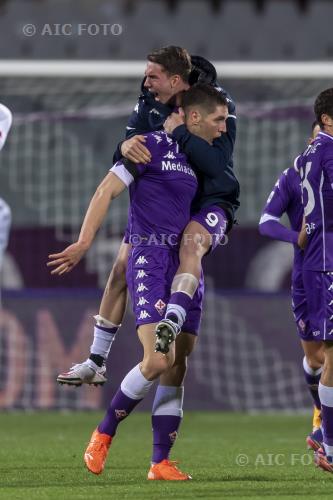 Fiorentina Dusan Vlahovic Fiorentina 2020 Firenze, Italy Joy Goal 1-1 