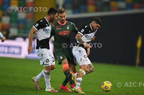 Udinese Denis Dragus Crotone Rodrigo Javier de Paul Dacia match between Udinese 0-0 Crotone Udinese, Italy 