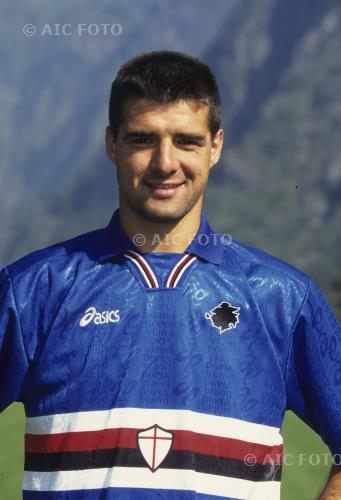 Sampdoria 1996 1997 italian championship 1996 1997 Italy. 