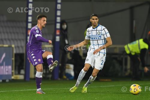 Fiorentina Achraf Hakimi Inter 2021 Firenze, Italy 