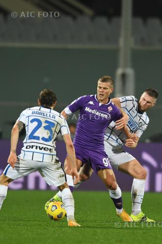 Inter Aleksandr Kokorin Fiorentina Milan Skriniar Artemio Franchi match between Fiorentina 0-2 Inter Firenze, Italy 