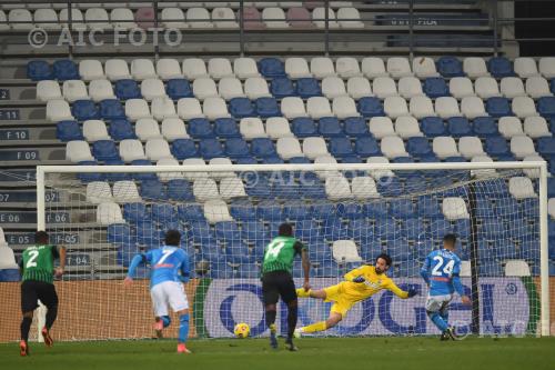 Napoli Andrea Consigli Sassuolo 2021 Reggio Emilia, Italy Goal 2-3 