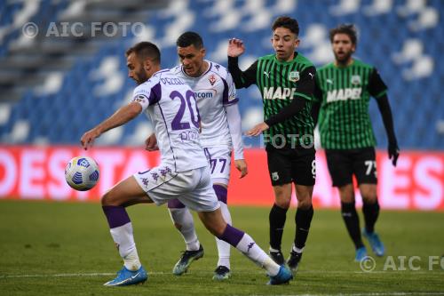 Fiorentina Jose Maria Callejon Fiorentina Maxime Lopez Mapei match between Sassuolo 3-1 Fiorentina Reggio Emilia, Italy 