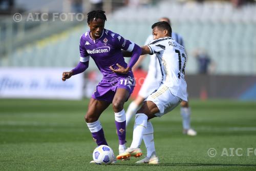 Fiorentina Alex Sandro Lobo Silva Juventus 2021 Firenze, Italy. 