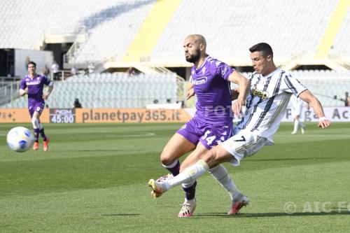Juventus Sofyan Amrabat Fiorentina 2021 Firenze, Italy. 