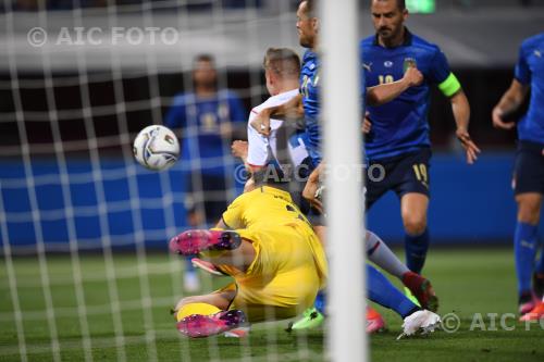 Italy Rafael Toloi Italy Leonardo Bonucci UEFA European Championship 2020 Friendly Match Renato Dall Ara final match between Italy 4-0 Czech Republic 