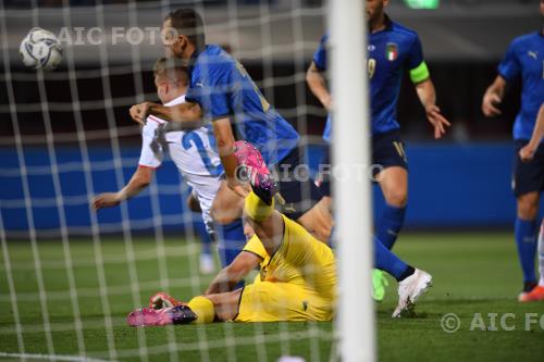 Italy Rafael Toloi Italy Leonardo Bonucci UEFA European Championship 2020 Friendly Match Renato Dall Ara final match between Italy 4-0 Czech Republic 