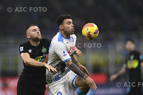 Inter Andrea Petagna Napoli 2021 Milano, Italy 