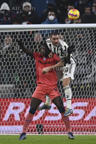 Atalanta Leonardo Bonucci Juventus 2021 Torino, Italy Joy Goal 0-1 