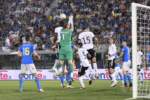 Germany Gianluigi Donnarumma Italy Thilo Kehrer Uefa Nations League 2022_2023 League A-Group 3, Match 1 Renato Dall Ara final match between  Italy 1-1 Germany 