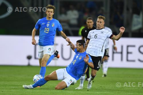 Italy Luis Felipe Italy Joshua Kimmich Borussia-Park final match between  Germany 5-2 Italy Monchengladbach, Germany 