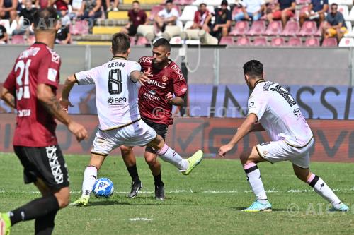 Reggina Jacopo Segre Palermo Ionut Nedelcearu Oreste Granillo match between Reggina 3-0 Palermo Reggio Calabria, Italy 