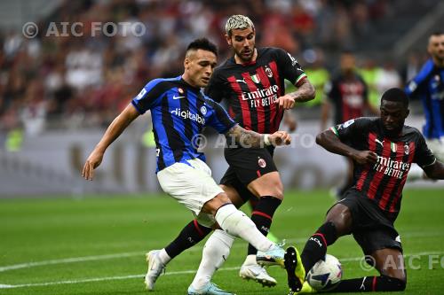 Inter Fikayo Tomori Milan Theo Hernandez Giuseppe Meazza match between   Milan 3-2 Inter Milano, Italy 